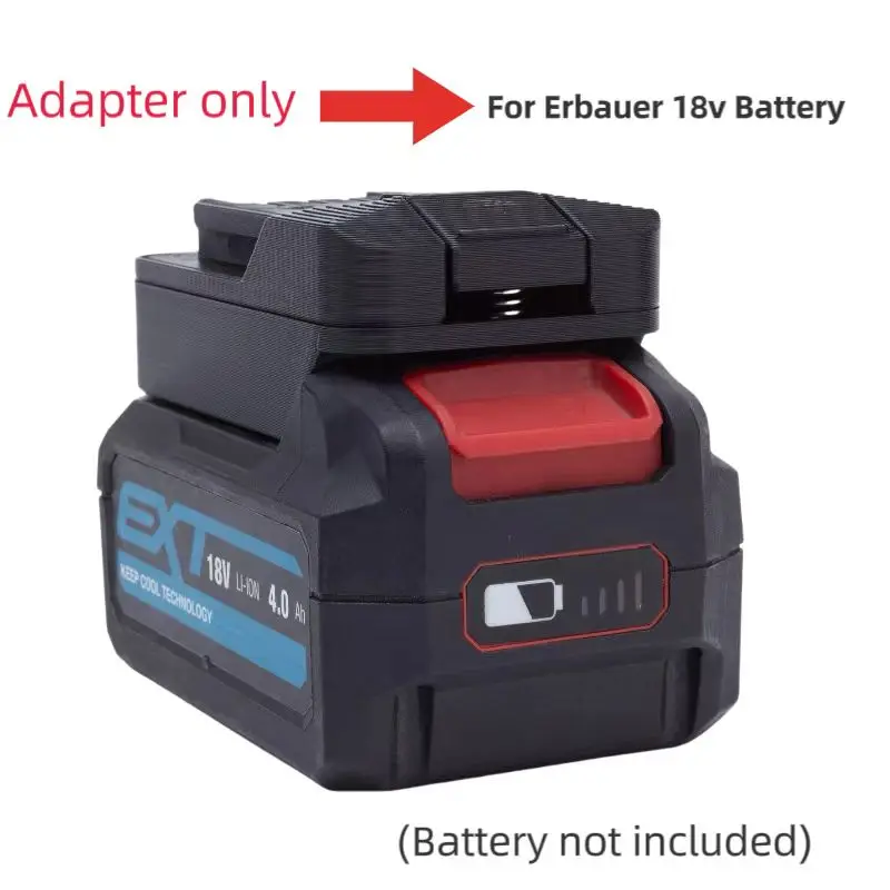 Imagem -02 - Bateria Conversor Adaptador para Erbauer 18v Lithium Convert para Parkside Tool Power Tool Converter Adaptor Only X20v