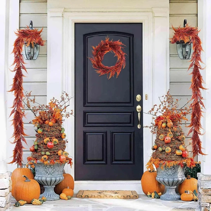 

Artificial Ivy Plants Oil Licorice Persian Vine Leaves Wedding Christmas Home Room Table Vase Festival Balcony Yard Decora Cheap