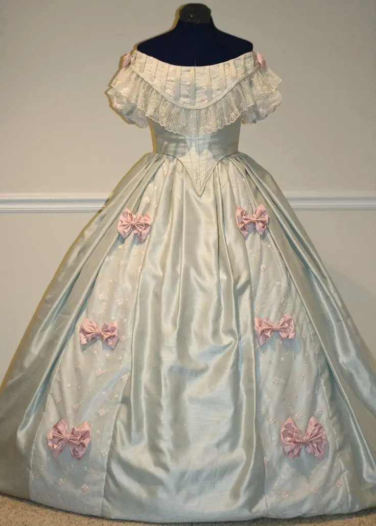 

Платье Гражданской войны 1800, бальное платье, викторианское платье Southern Belle, платье принцессы на заказ