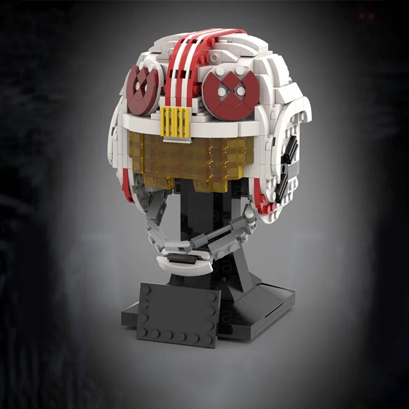 

575pcs MOC Luke Pilot Helmet Star Battle Model Building Blocks Christmas Gift Architecture Toys Creative Idea Education Brick