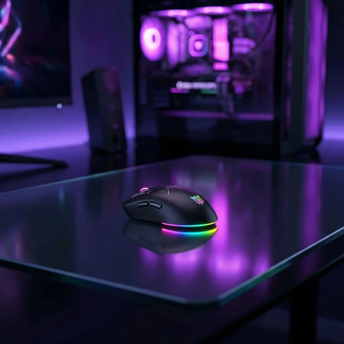 ONIKUMA CW935 Wireless Gaming Mouse 2025 New  1K Hz RGB Suitable for Gaming, 2.4G Wireless Mouse Supports Up to 12800DPI