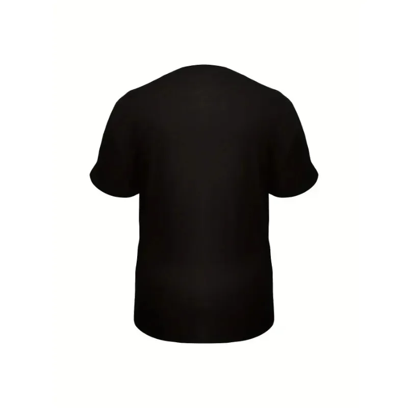 Nueva camiseta de talla grande a la moda con estampado de letras y cuello redondo de manga corta para mujer, camiseta informal versátil para mujer