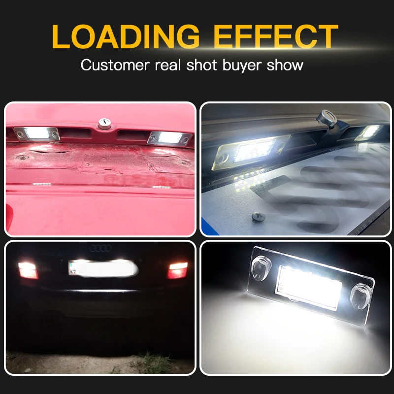 2 قطعة الأبيض LED رقم الترخيص لوحة ضوء مصابيح لأودي A4 B5 1995-2001 خطأ مجاني 8D 0943021 ج، 8 د 0943021 د
