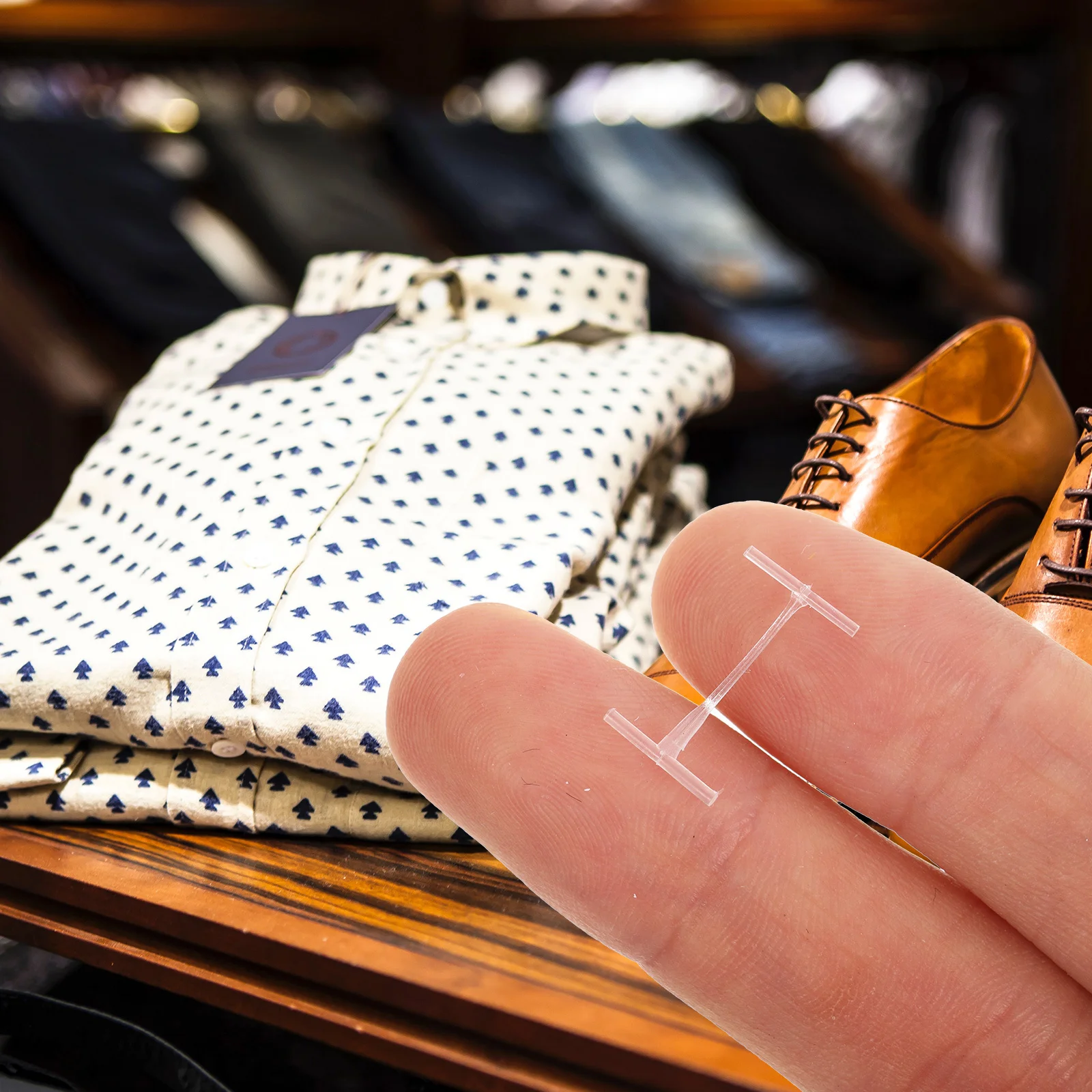 

10000pcs Sock Barbs Plastic Barb Clothing Accessories Hanging Tag Fasteners Price Tag Rope For Garments Shop Supply