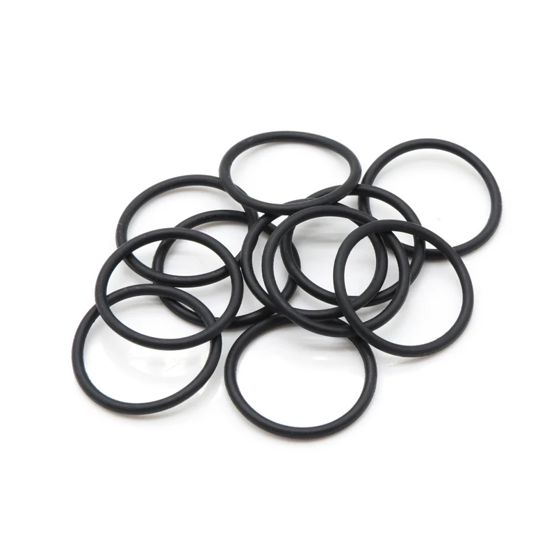 10pcs NBR O Ring Seal Gasket Thickness CS 2.4mm OD 6~190mm Nitrile Butadiene Rubber Spacer Oil Resistance Washer Round Shape