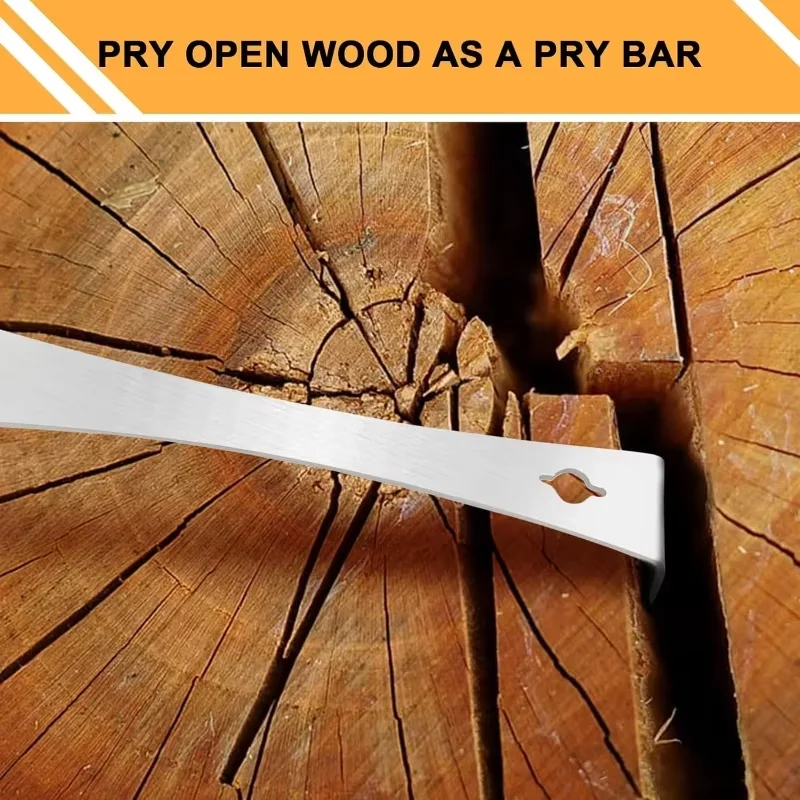 Rascador de barra de palanca larga de acero inoxidable, herramienta de palanca plana de Metal para mejorar y mantenimiento del hogar, 1 Uds.