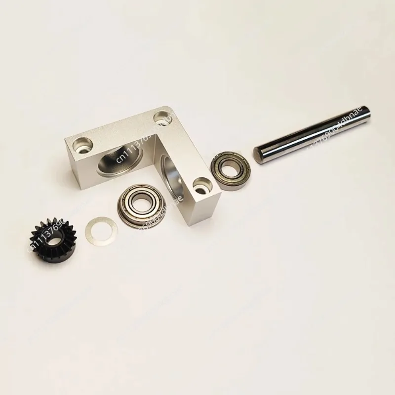 Small Right-Angle Gearbox - 90° 1:1 Bevel Gear Transmission Box, 8mm/10mm Shaft Size Optional