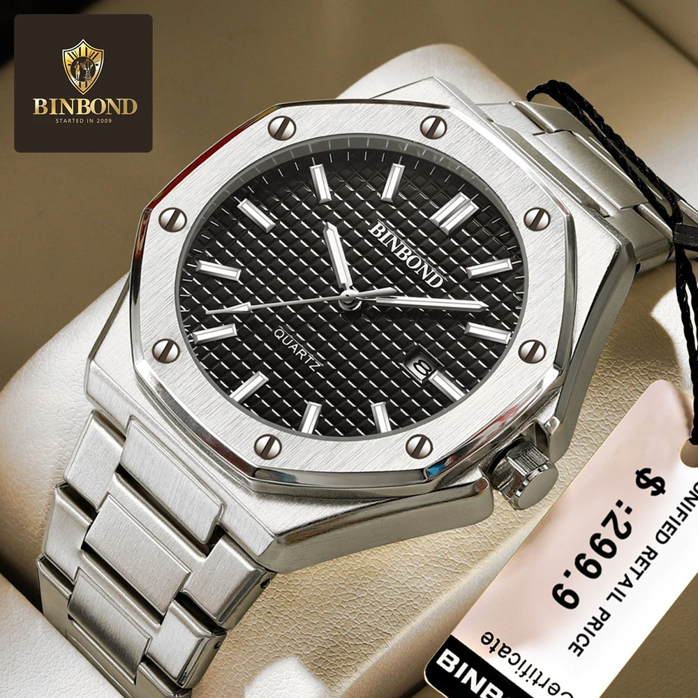 

Casual Business New Man Black Clock Men Luxury Watch Automatic Watches Mens Fashion Quartz Wristwatches Tudo Por 1 Real Reloj