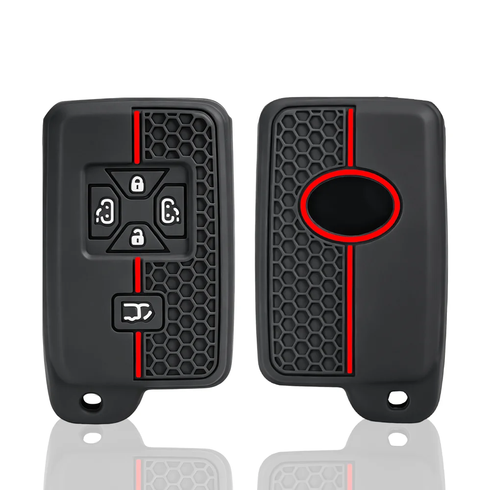 5 Buttons Silicone Car Key Cover Case Auto Shell Holder Protector for Toyota Noah Tarago Mark X Yaris Estima RAV4 Voxy Corolla