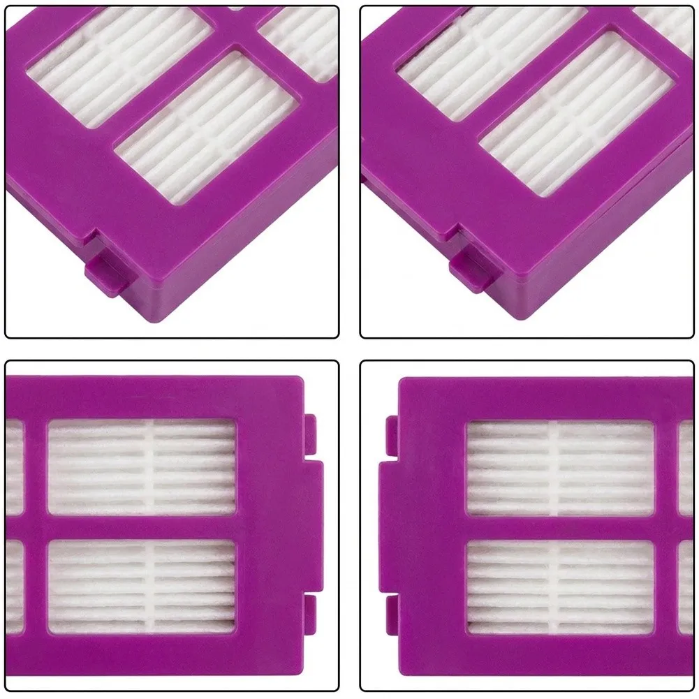 Robot Vacuum Filter for midea For v16 for Pro and For eureka J15 Max for Ultra Dust for Pet Dander for capture 4 6 8 Pack PP