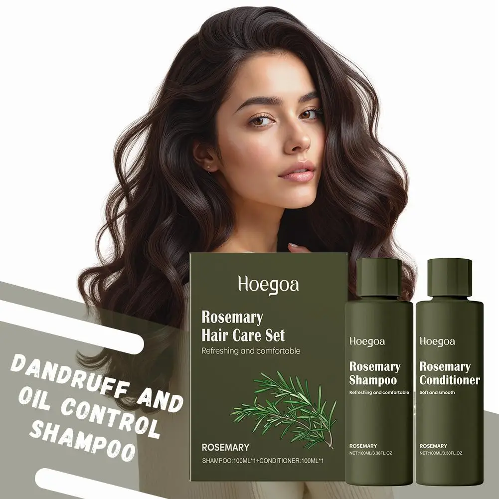 

Hoegoa Rosemary Care Set Anti Dandruff and Oil Control Shampoo Effect Relieves Dandruff and Itching Hair Care Set