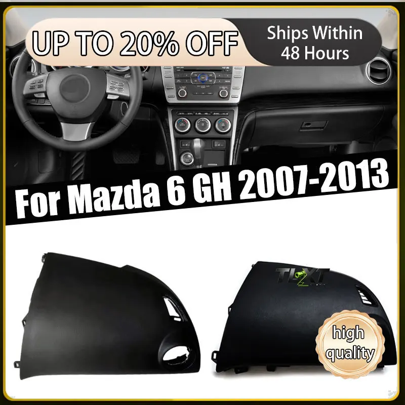 Car Dashboard Cover Panel For Mazda 6 GH 2007 2008 2009 2010 2011 2012 2013 Center Console Copilot Trim Panel Instrument Panel