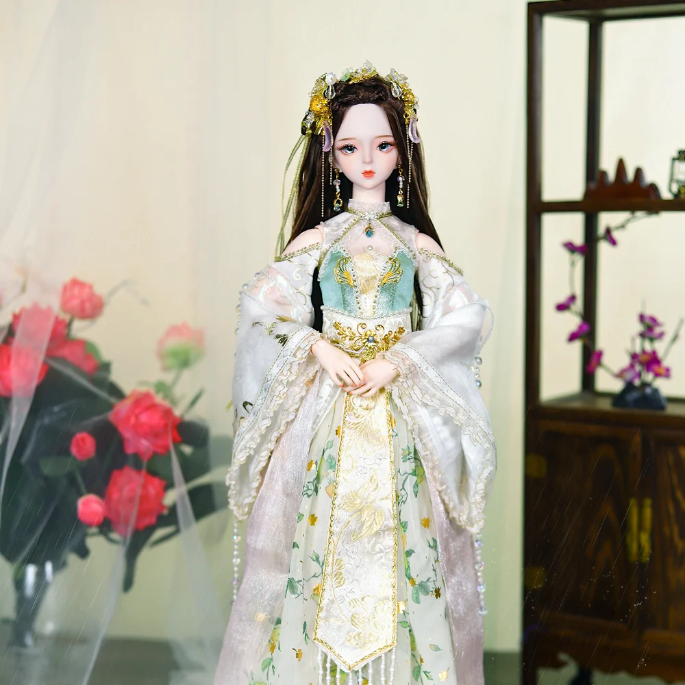 ICY DBS 1/3 BJD 62cm doll Traditional solar terms series makeup mechanical joint Body and hair,eyes,clothes 62cm height girls SD