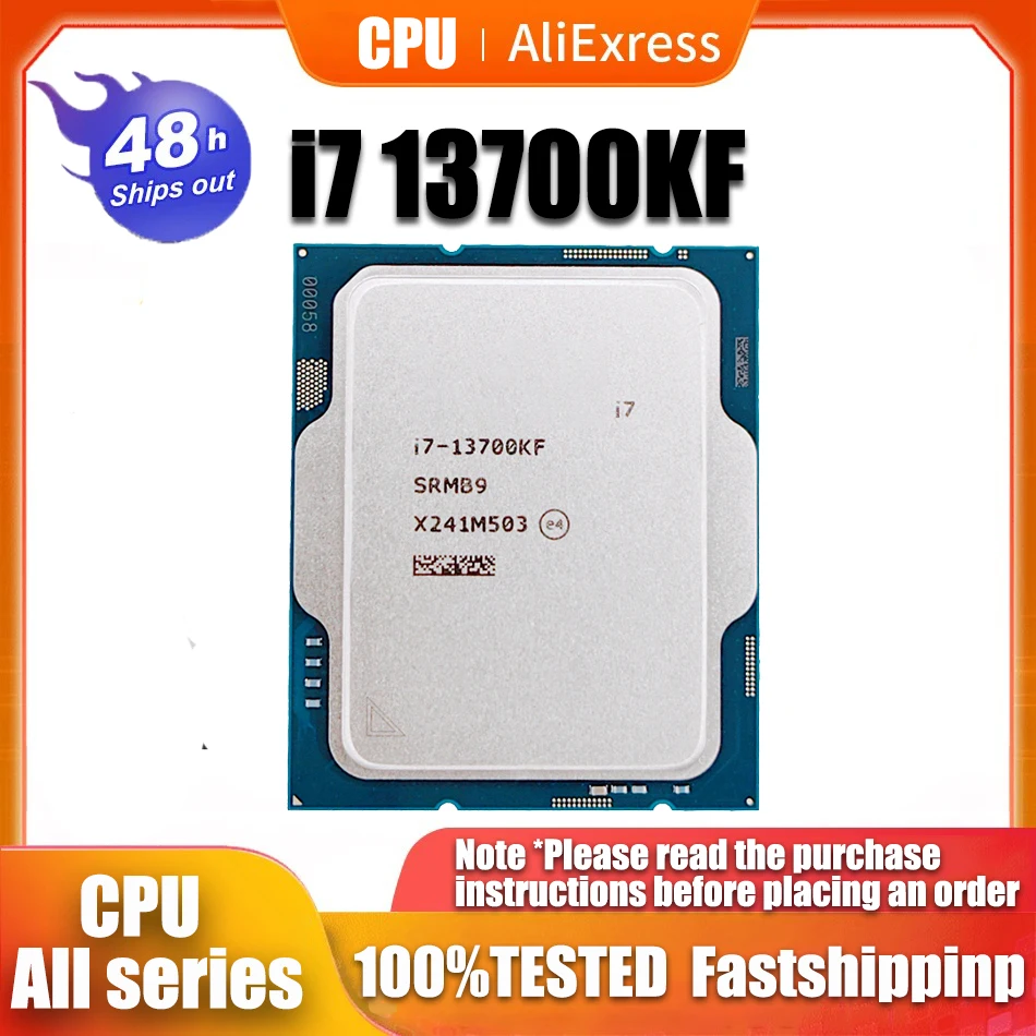 

Новый процессор Core i7 13700KF 3,4 ГГц 16-ядерный 24-поточный процессор 10 нм L3 = 30M 125 Вт LGA 1700