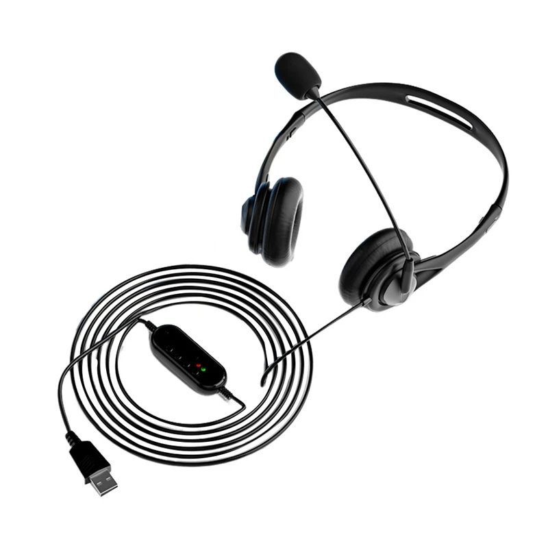 Headset Exam Wired Headset Business Operator Special Computer Hearing Multi-Function Earphone