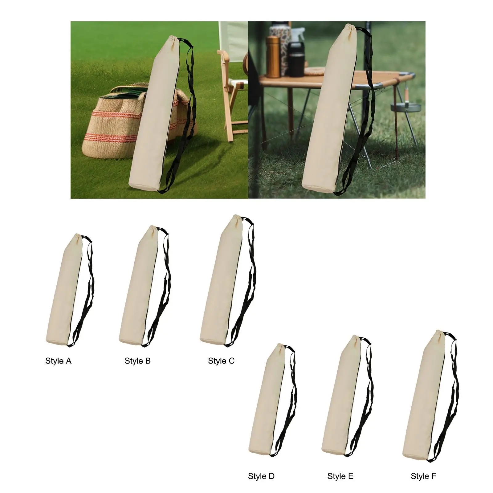 

Camping Equipment Storage Bag with Strap for Blanket Yoga Mat Beach Chair