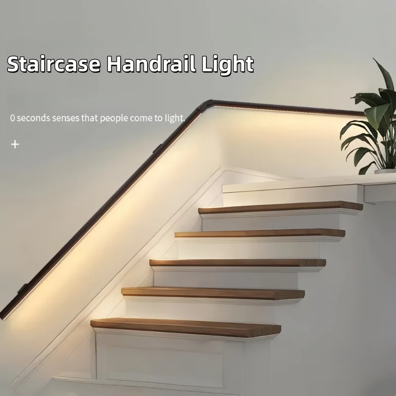 

Modern Living Room Background Wall Led Wall Lamp Staircase Handrail Corridor Decoration Aluminum Alloy Long Strip Wall Lamp Led
