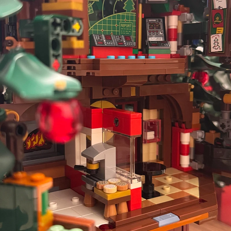 3171PCS Kerstthema DIY Familie Kerstboom Bouwstenen Kerst Woondecoratie Model Speelgoed Verjaardag Kerstcadeaus