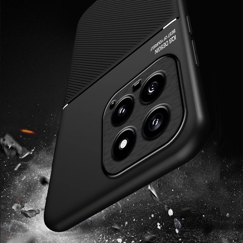 Rugged Non-Slip Case for Xiaomi 14T 14 13T Pro 5G Cover With Car Magnetic Holder Coque Fundas Capa