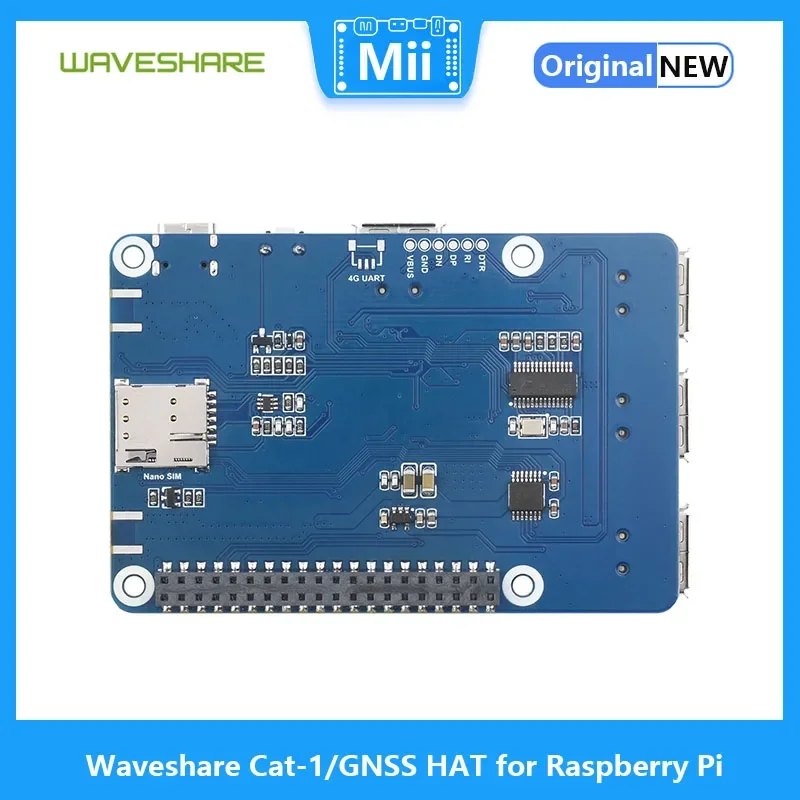 Imagem -03 - Chapéu Gnss Waveshare Cat1 para Raspberry pi Módulo Sim7670g Lte Multi-band Global Suporte 4g Gnss 3x Usb 2.0 Global