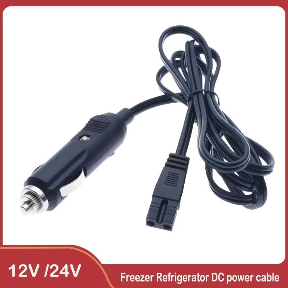  12V 24V Car Auto Vehicle Cooler Cigarette Lighter Plug Lead Power Universal Mini Fridge Box Power Extension Cable