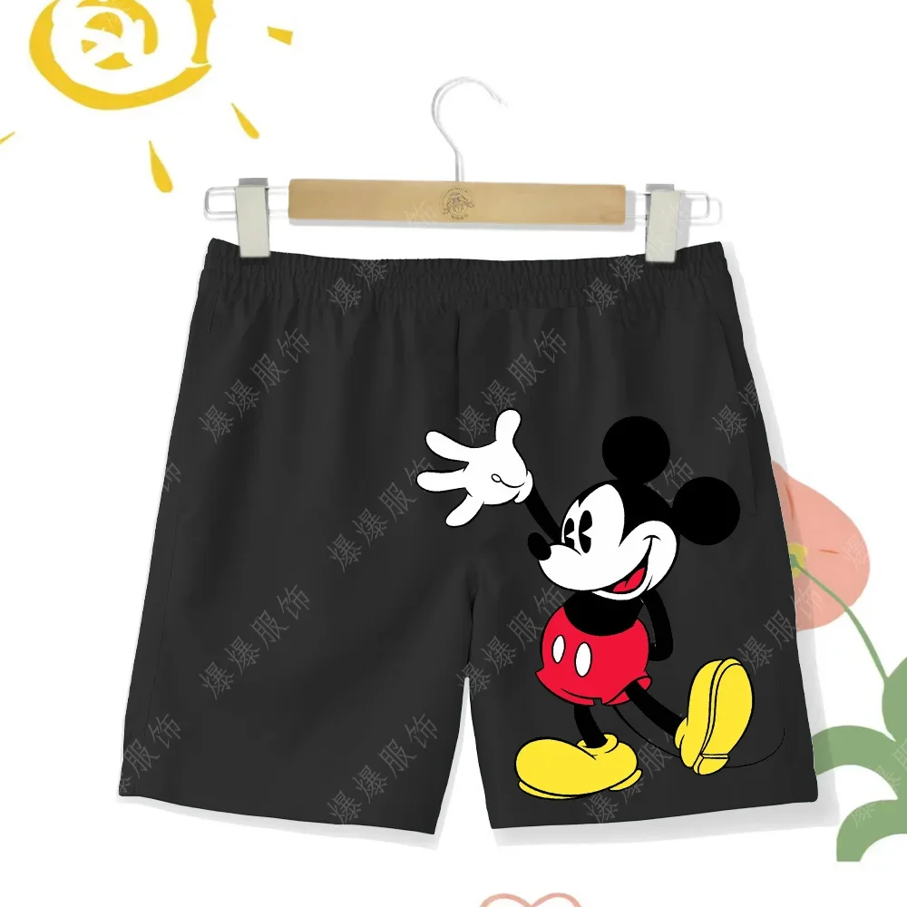 Pantaloncini estivi topolino ragazzi 2024 nuovo casual comfort quotidiano over wear pantaloni ragazze costume da bagno Quick Dry Disney collection