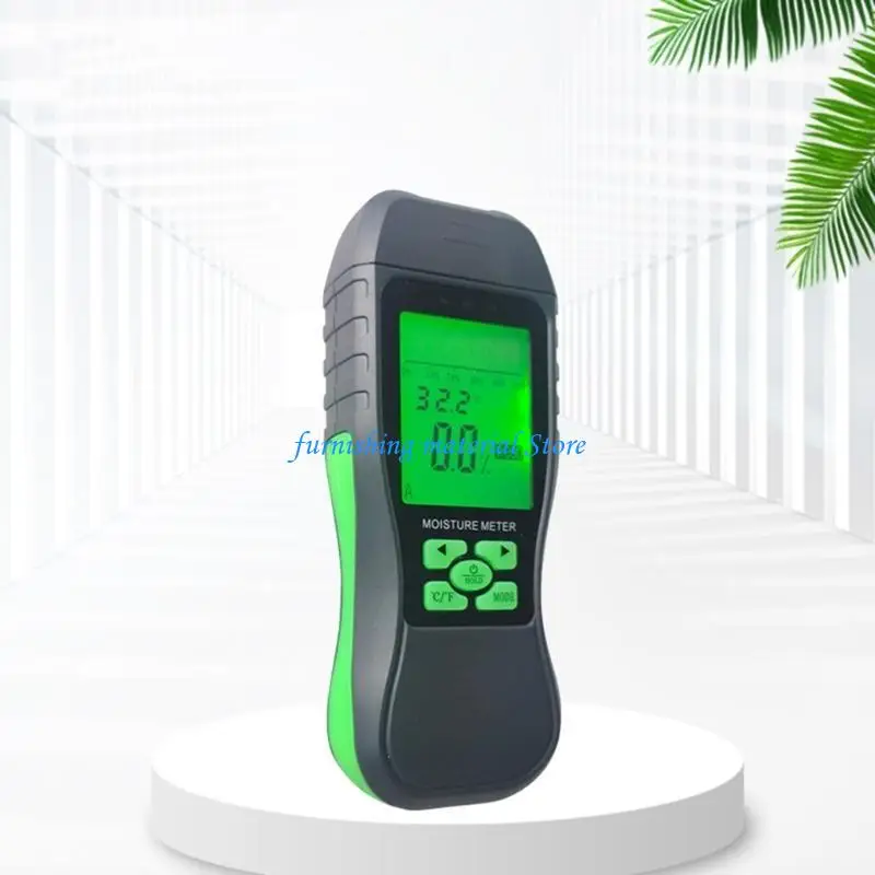

Y5GD Moisture Meter Pin Type Water Leak Detector for Firewood Log Walls Paper Building Material Moisture Content Meter