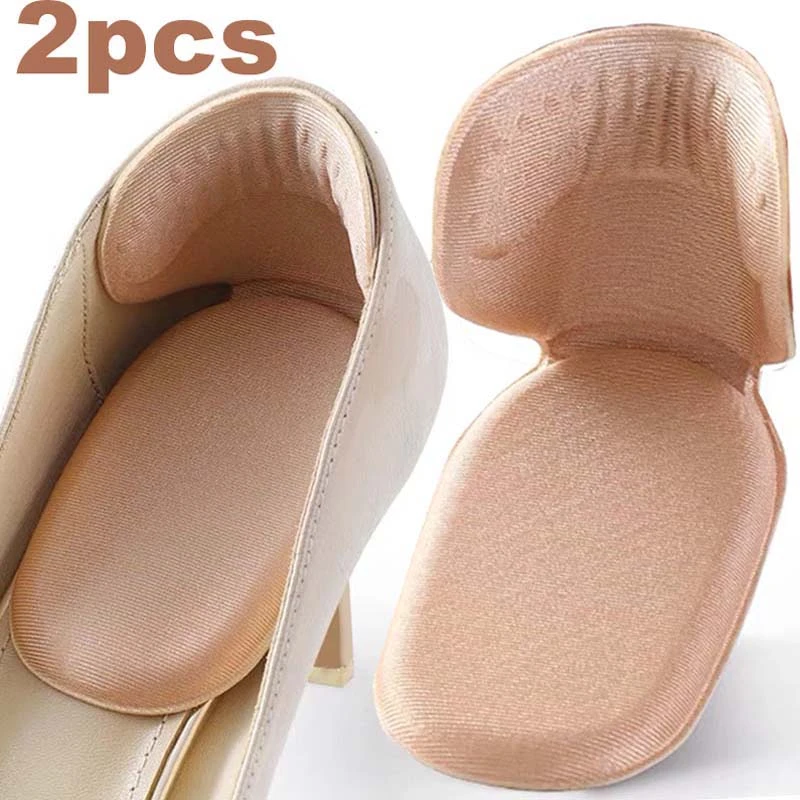 

Women Heel Protector Sponge Heel Cushion for Feet Anti-slip T Shape Pads Soft Insoles Foot Back Care High Heels Soles Inner Pad