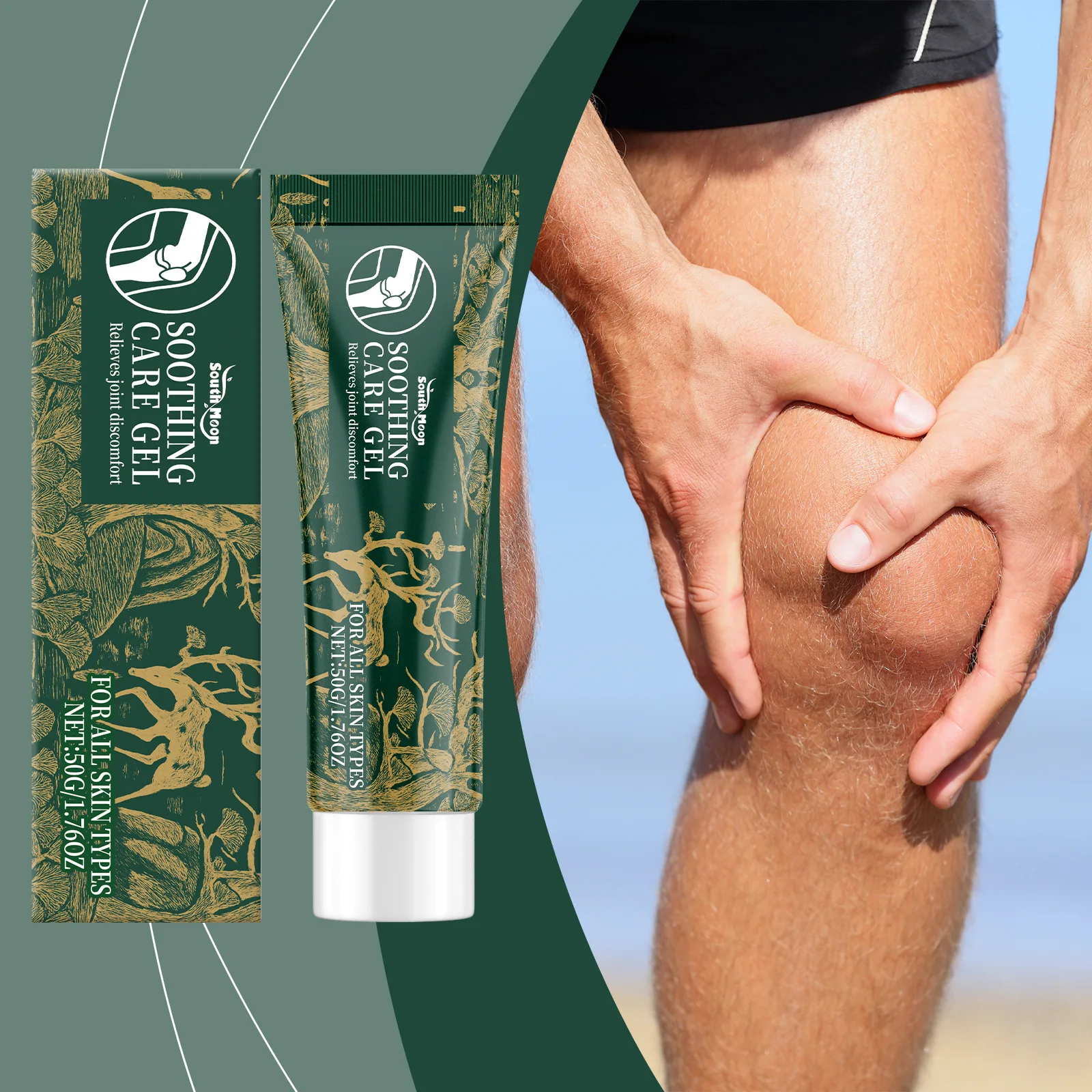 South Moon Joint Soothing Gel Herbal Nourishing Relieve Discomfort Reduce Joint Pains Assist Massage Relax Muscle Body Care Gels