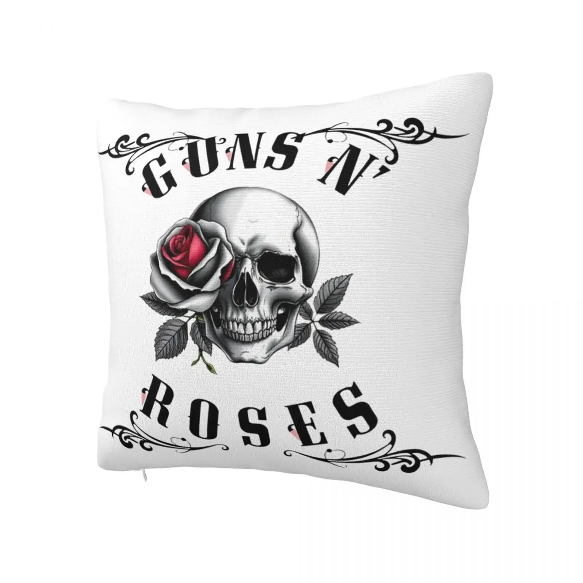 Guns N Roses Pillowcase Printed Polyester Cushion Cover Decorative Throw Pillow Case Cover Bed Dropshipping 40X40cm