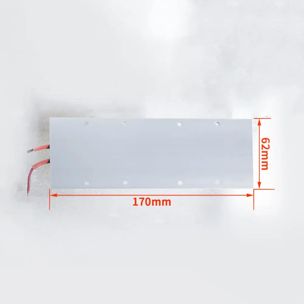 Imagem -04 - Aquecedor Elétrico Ptc 220v 170x62 mm Termostato Constante Sensor de Aquecimento Elétrico Caixa de Alumínio