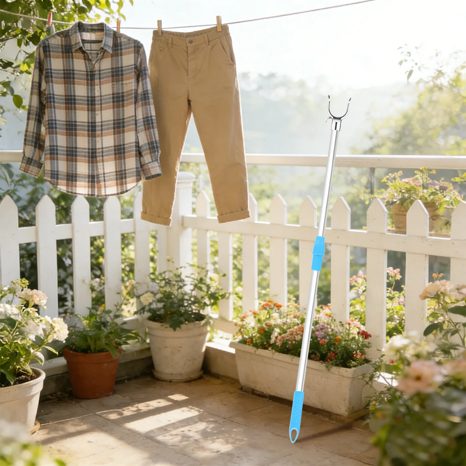 

1Set Clothes Drying Rack Accessories Telescopic Pole Connector Joint Coupling Fork-Tail Design Easy Assembly Strong Plastic