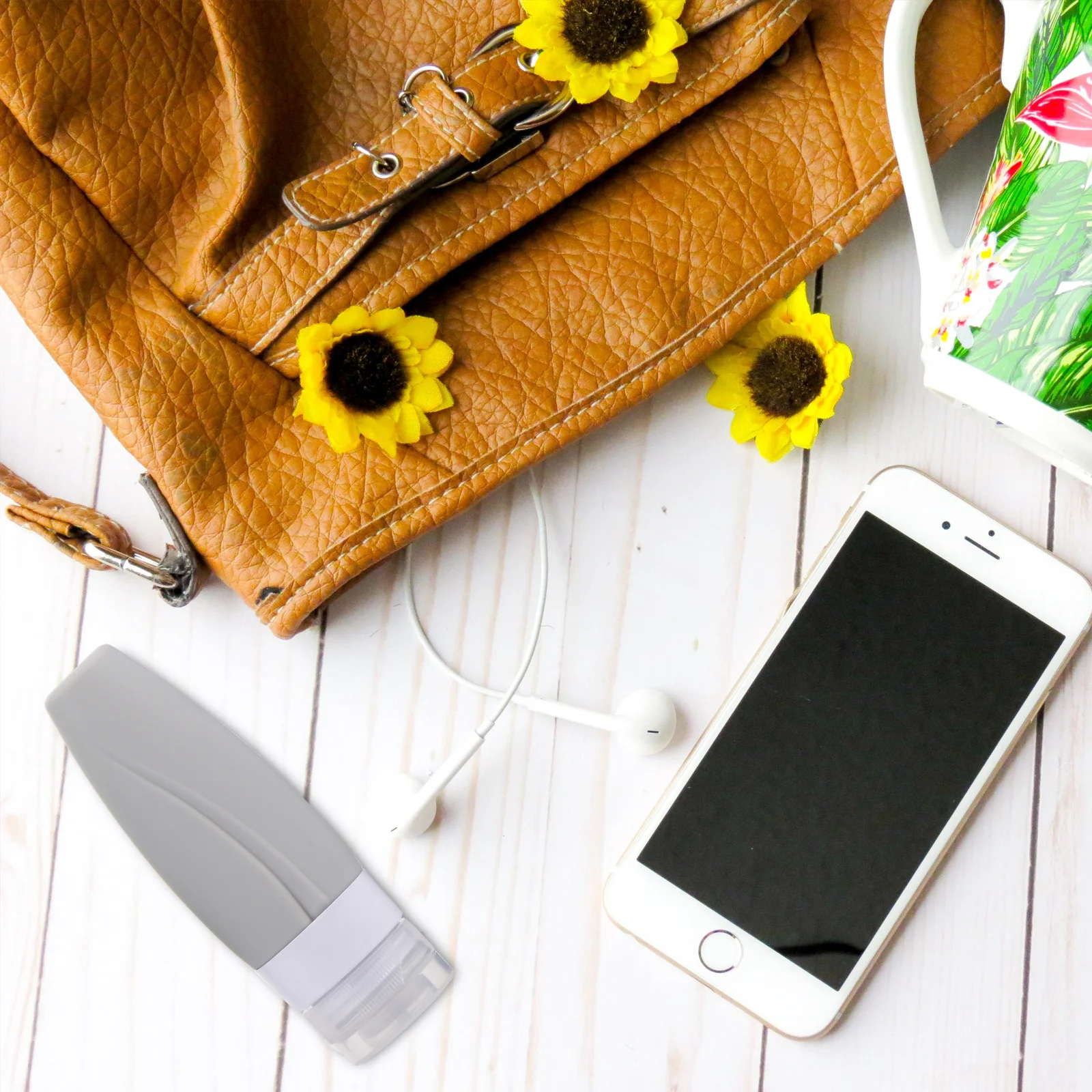 

4pcs Silicone Travel Bottles 60Ml Portable Storage Containers Leak Proof Squeeze Dispenser For Shampoo Lotion Soap