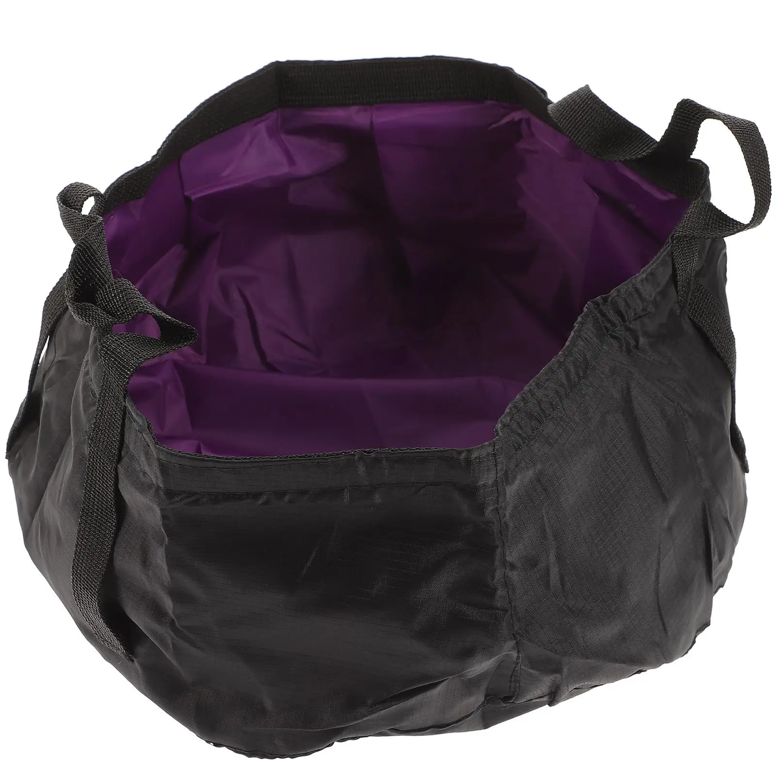

Portable 12L Folding Water Basin Purple Cordura Nylon Outdoor Bucket Camping Picnic Hiking Travel Wash Container Hot
