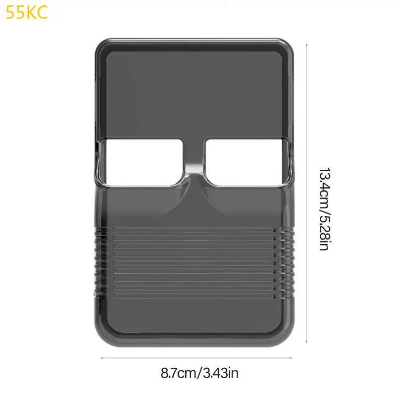 Penutup TPU Transparan 55kc Meningkatkan Case Guard Shockproof Guard untuk Perangkat Gaming R36S