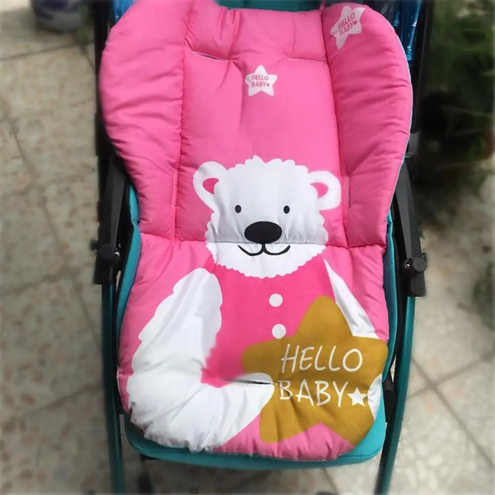 Baby Stroller Seat Soft Cushion Kids Pushchair Car Cart High Chair Seat Trolley Soft Baby Stroller Cushion Pad Accessories