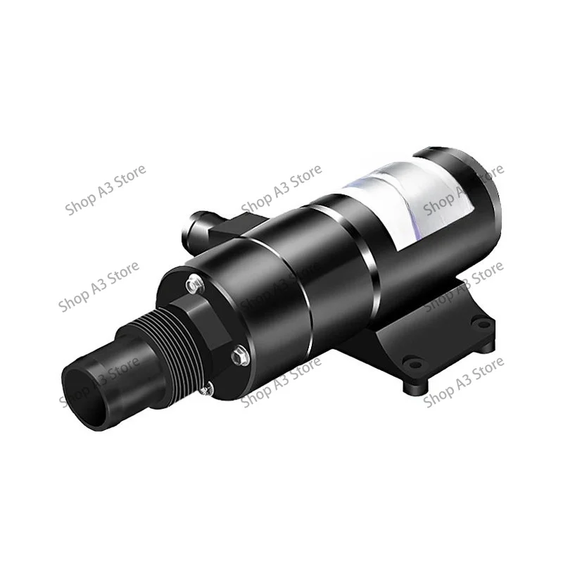 Large Flow Unobstructed Sewage Pump 12V/24V DC Electric Cutting Crushing Pump for Toilet Kitchen Garbage