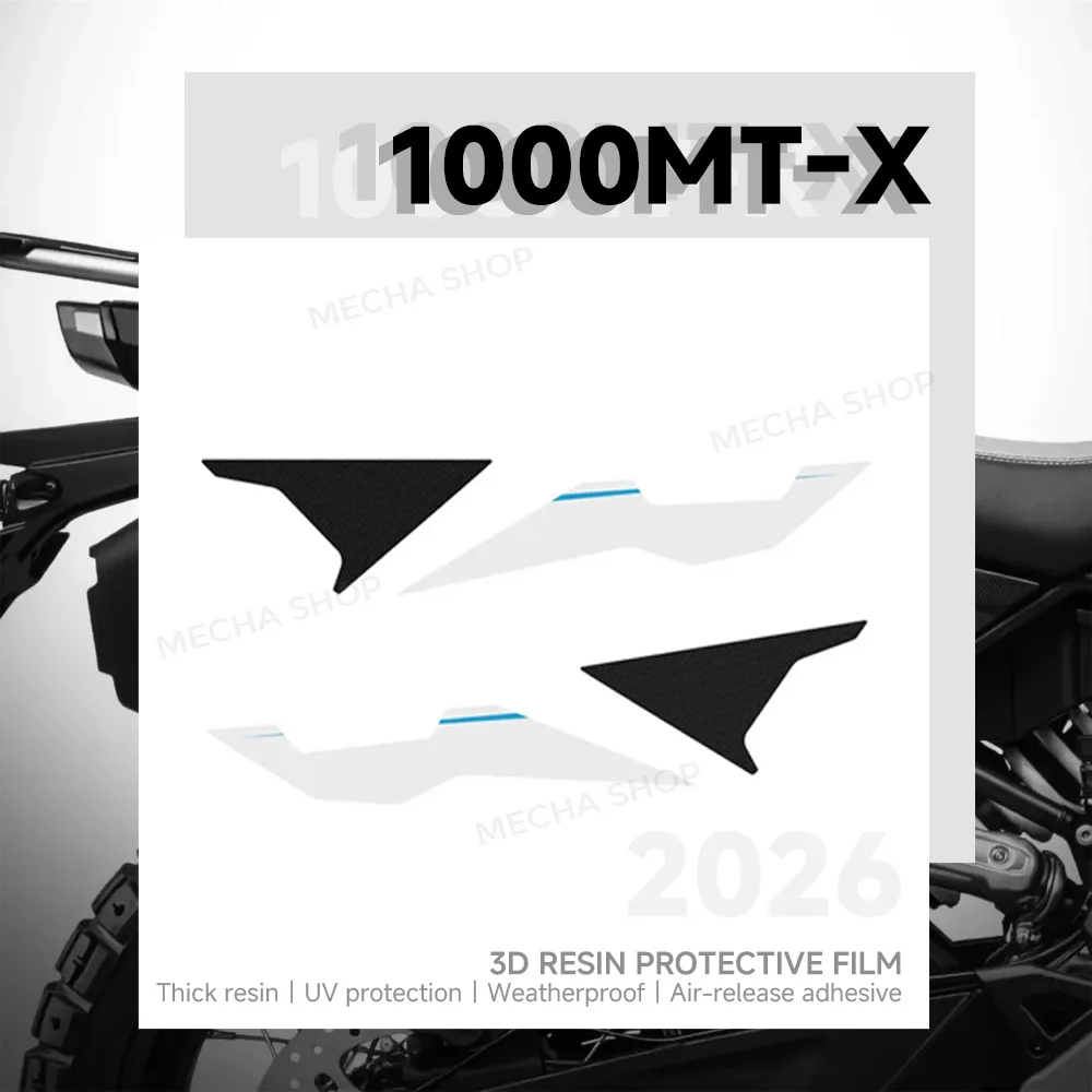 For CFMoto 1000 MT-X 1000MTX 2026 Under Saddle Plastic 3D Stickers