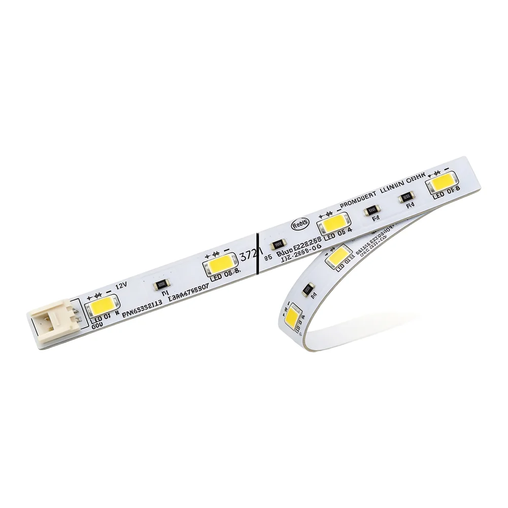 White LED Refrigerator Light Strip EAV63332113 Fits For LG Refrigerators 10 cm Length 0.8 cm Width PCB Based Design