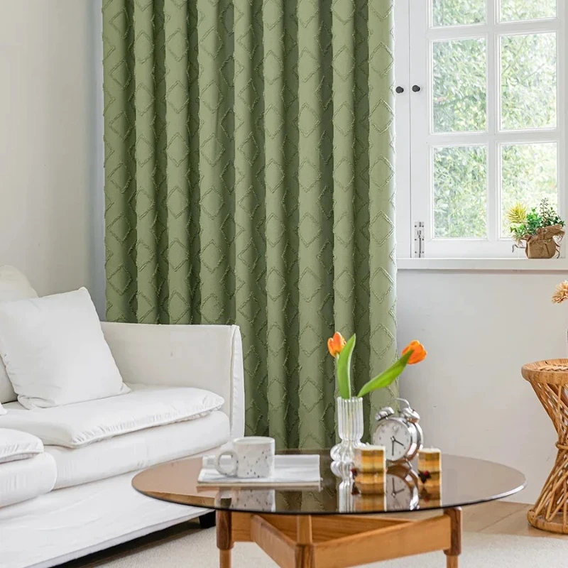 

Custom Size Fashion Luxury European Curtains for Living Room Floor Curtains Bedroom Window Partition Customized
