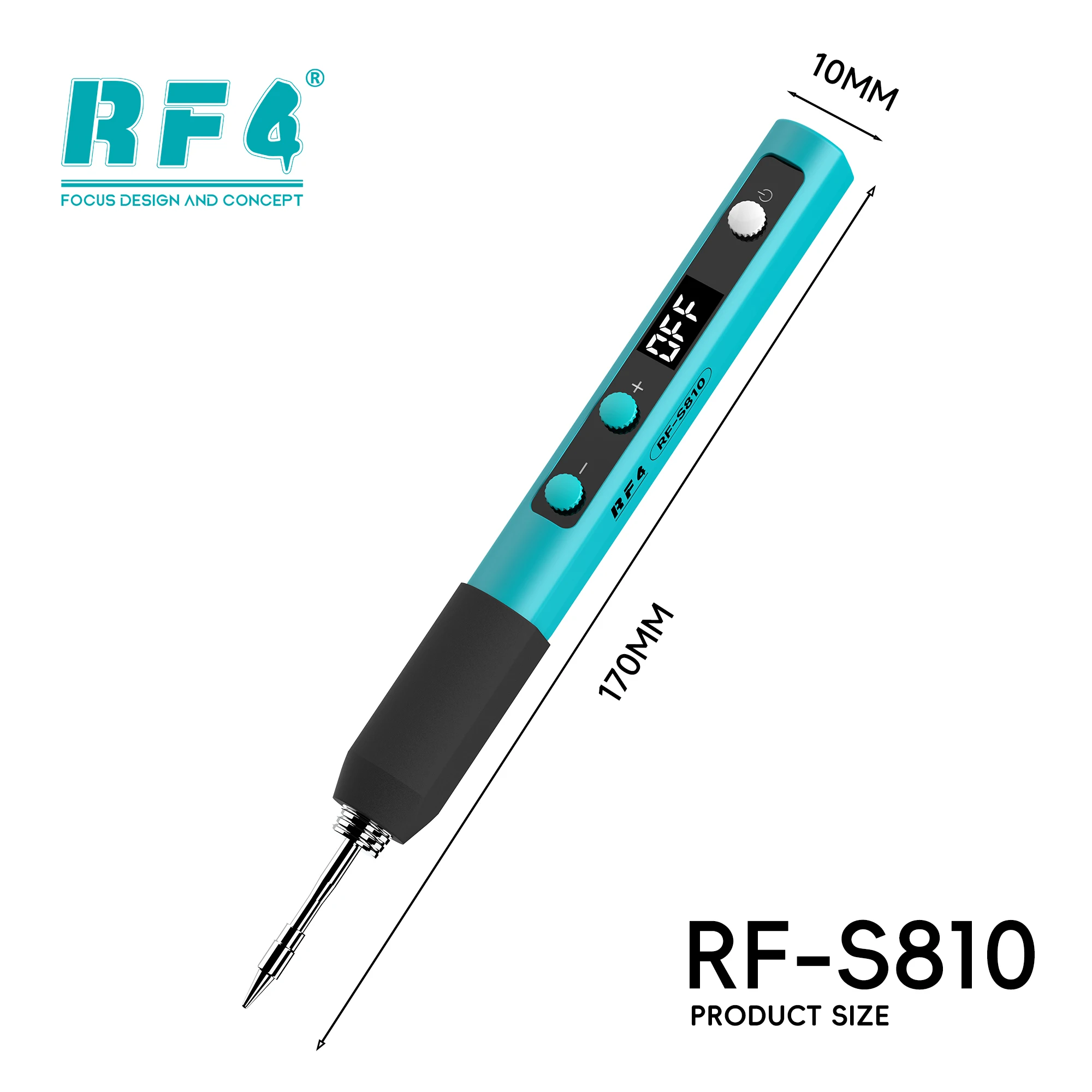 RF4-S810 Draagbare Elektrische Soldeerbout Lasapparaat Enkelcontact Schakelaar Type-C Interface Power-off Geheugenfunctie