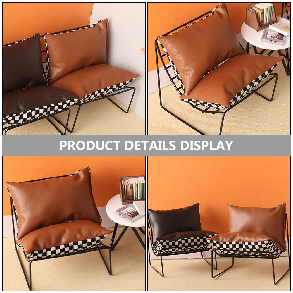 

Miniature Chair Mini House Furniture Small Dining Seat for Dollhouse Living Room Decor Miniature House Accessories