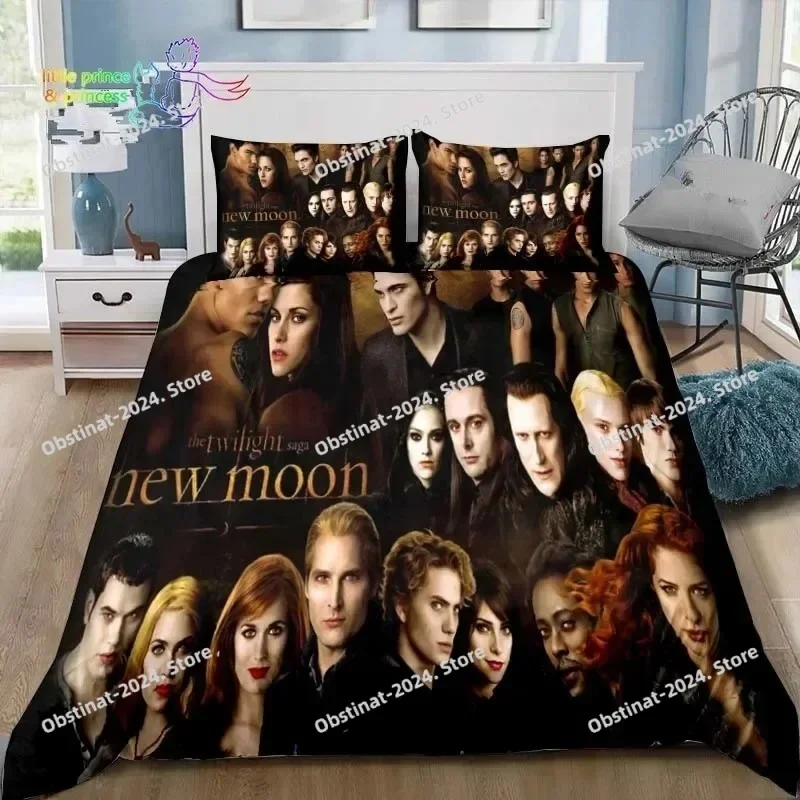 3D The Twilight Saga HD Bedding Set Duvet Cover Full Queen King Size Pillowcase Printed Bed Set Aldult Kid Bedroom Single Twin