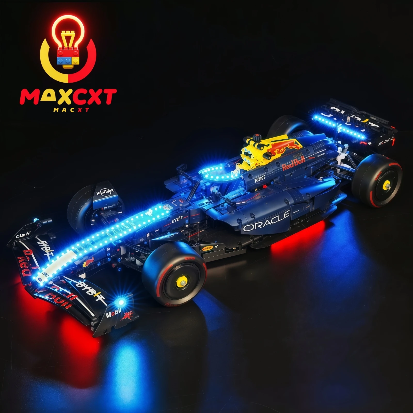

MAXCXT LED Light For LEGO 42206 Technic Oracle Red Bull Racing RB20 F1 Car DIY Decorative Lamp Not Include Building Blocks Set