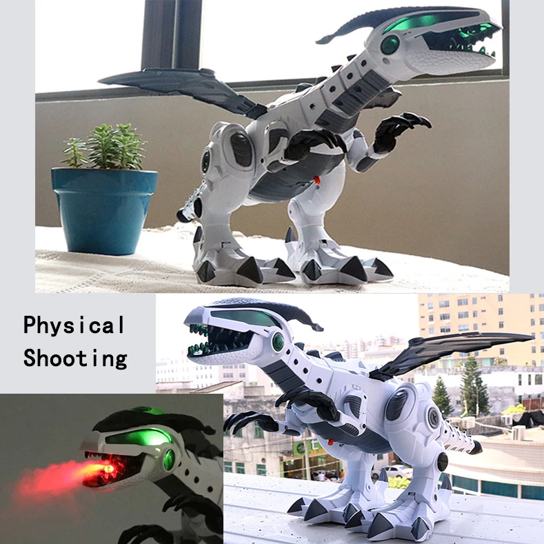 funny spray Dinosaurs animal cool stuff Spitfire dragon Electric Toys for boys 3 4 5 6 years old children kids Girls