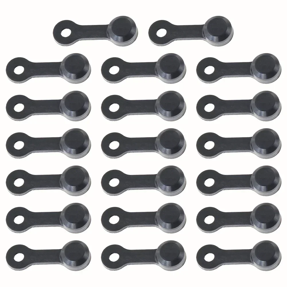 20pcs Bike Brake Bleed Nipple Cap Rubber Cap For Hydraulic Bleeder Screw For Shimano Compatible Protects Brake Caliper