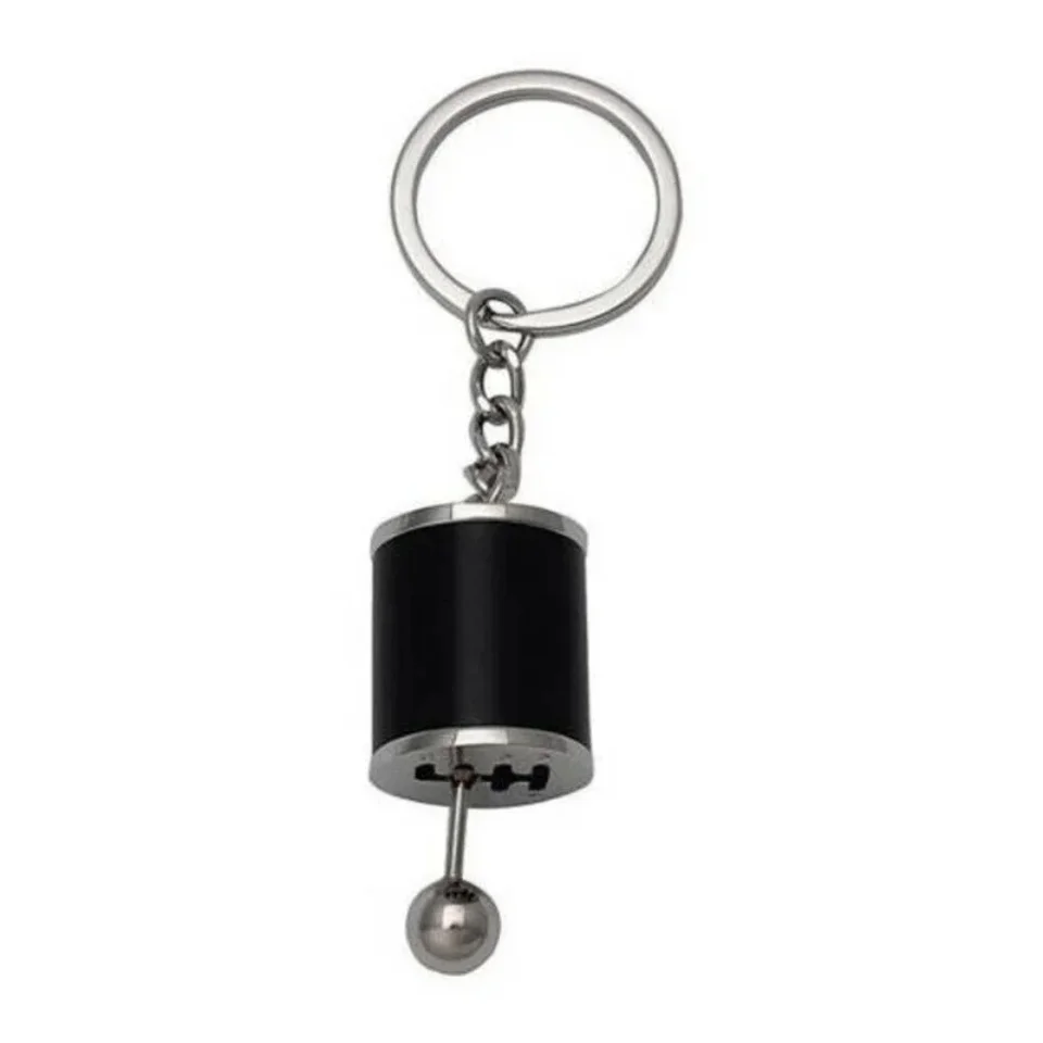 Metall-Schlüsselanhänger Kreatives Auto-Schalthebel-Modell Sechsgang-Schaltknauf Getriebe-Modell Schlüsselanhänger Antistress-Spielzeug für Erwachsene Neue Fidget-Spielzeuge – Detail 6