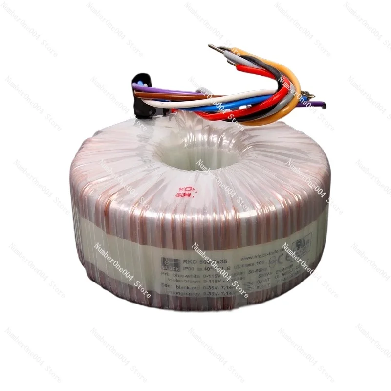 500W Double 30V 35V Original Imported Block Toroidal Transformer Fever Ring Cattle 500va