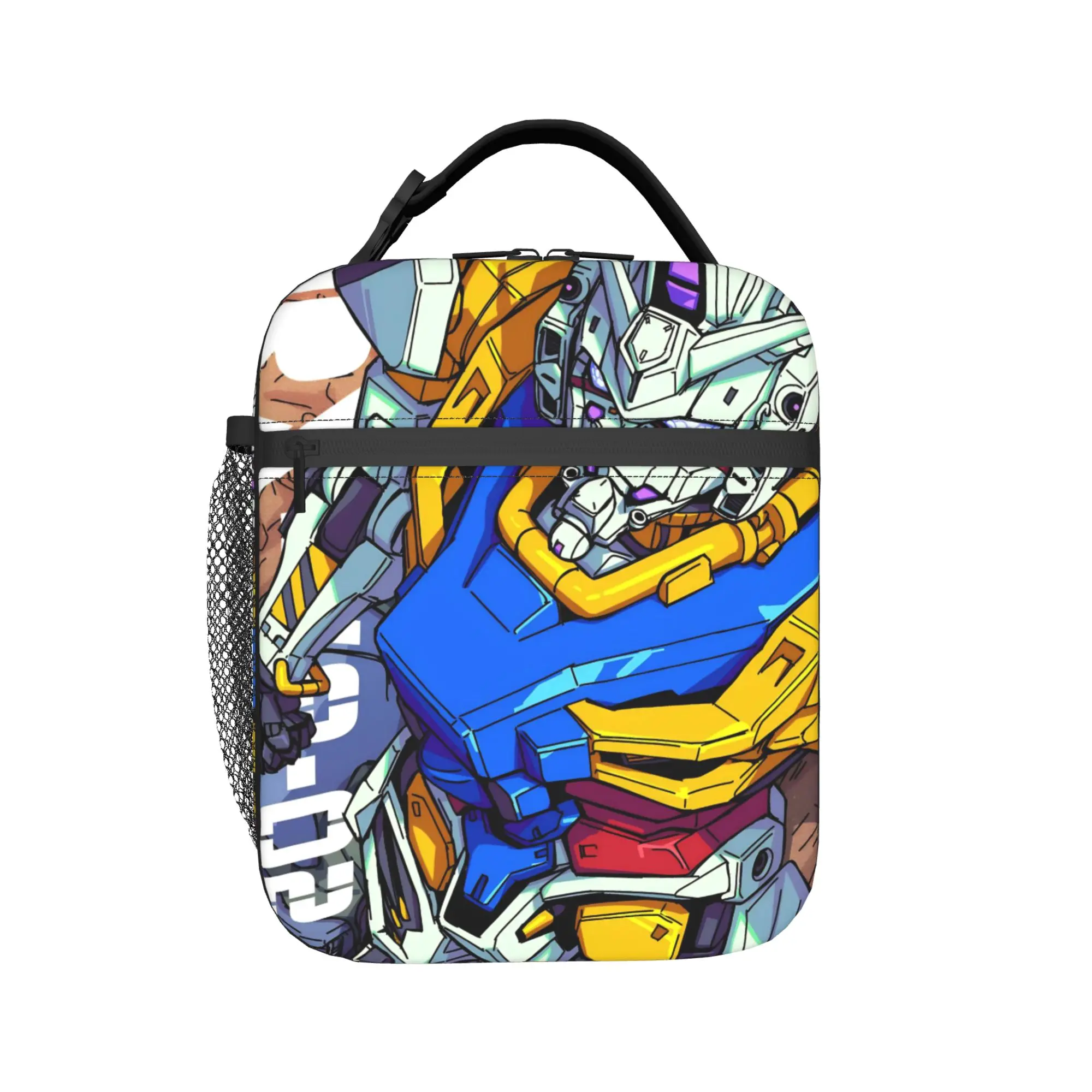 mobile suit gundams Accessories Insulated Lunch Bags For Picnic  Food Storage Bag Portable Thermal Cooler Lunch Boxes