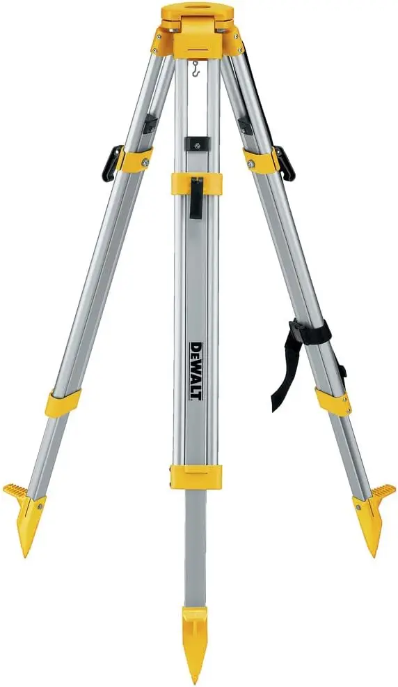 

Heavy-Duty Construction Tripod Stand with Quick-Release Legs, Built-In Strap for Easy Transport on Job Sites